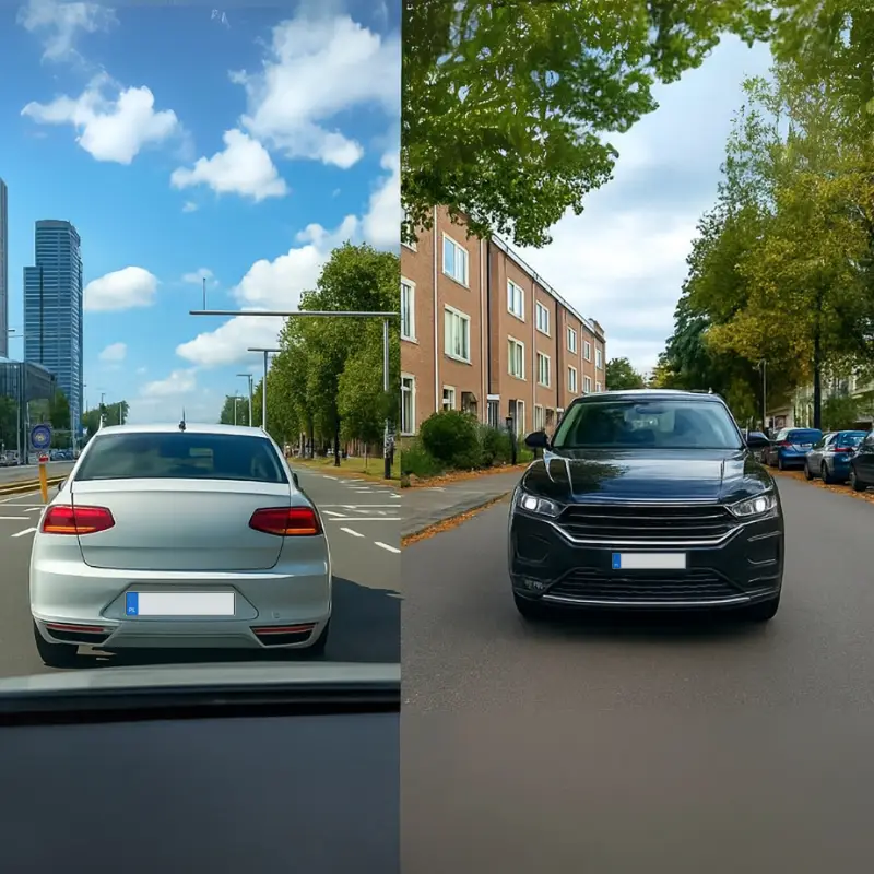 Kamera samochodowa przód tył Lemon Vision F100